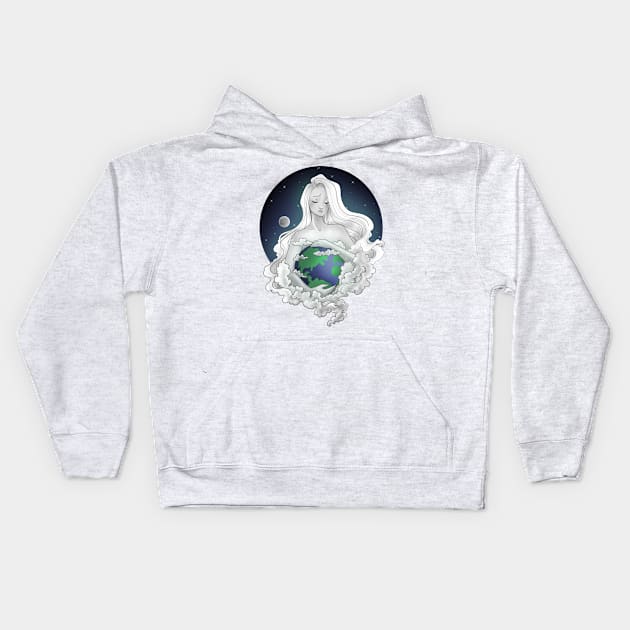 Mother Earth Kids Hoodie by Redheadkls